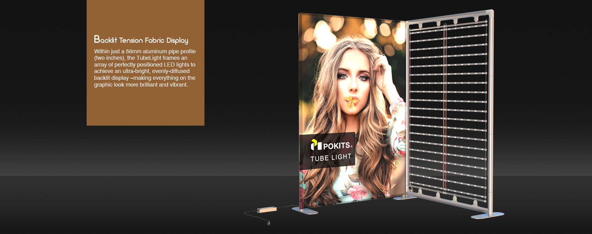 Backlit Tension Fabric Display