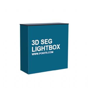 3D SEG灯箱接待台